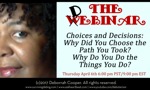 Join Me for the First “Debinar” on Better Understanding Yourself